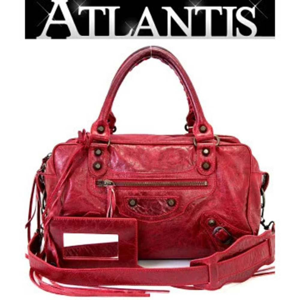 Balenciaga The Twiggy Bag Leather Red - Picture 1 of 6